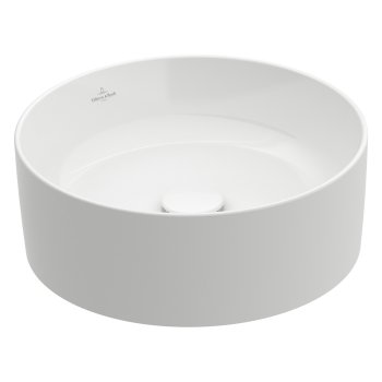 Раковина накладная Villeroy & Boch Collaro, круглый, Ø 40 см, белый